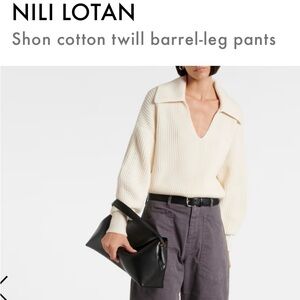 New with tags!! Nili lotan shon gray pants!!